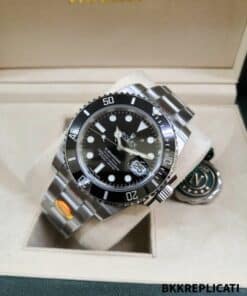 Rolex Submariner Date Ghiera Nera Super Clone Acciaio Inox 904L Noob 116610 - immagine 2
