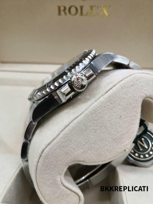 Rolex Submariner Date Ghiera Nera Super Clone Acciaio Inox 904L Noob 116610 - immagine 9