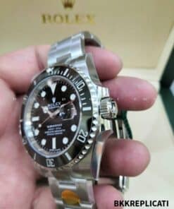 Rolex Submariner Date Ghiera Nera Super Clone Acciaio Inox 904L Noob 116610 - immagine 6
