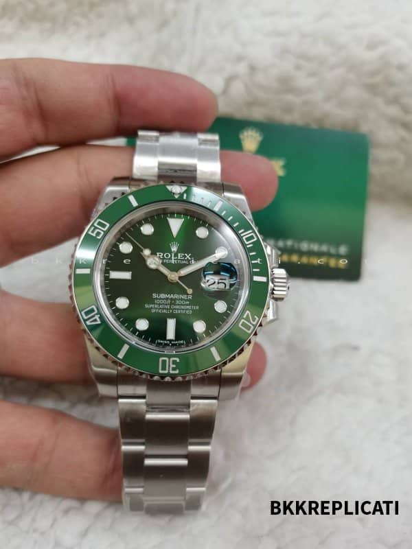 Rolex Submariner Date Hulk Quadrante Verde Super Clone VS Factory - immagine 9