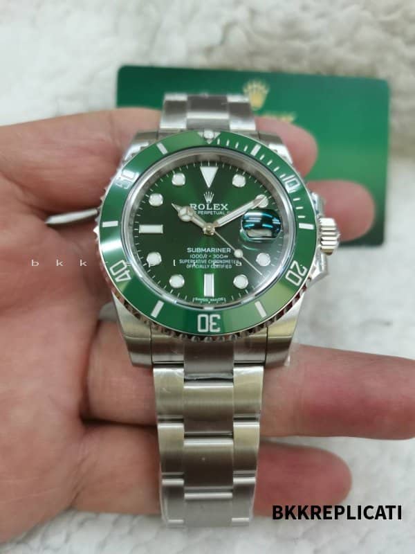 Rolex Submariner Date Hulk Quadrante Verde Super Clone VS Factory - immagine 3