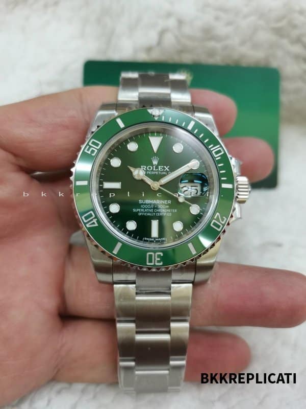 Rolex Submariner Date Hulk Quadrante Verde Super Clone VS Factory