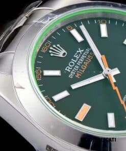 Rolex Milgauss Quadrante Nero Vetro Zaffiro Verde Super Clone 116400GV - immagine 2