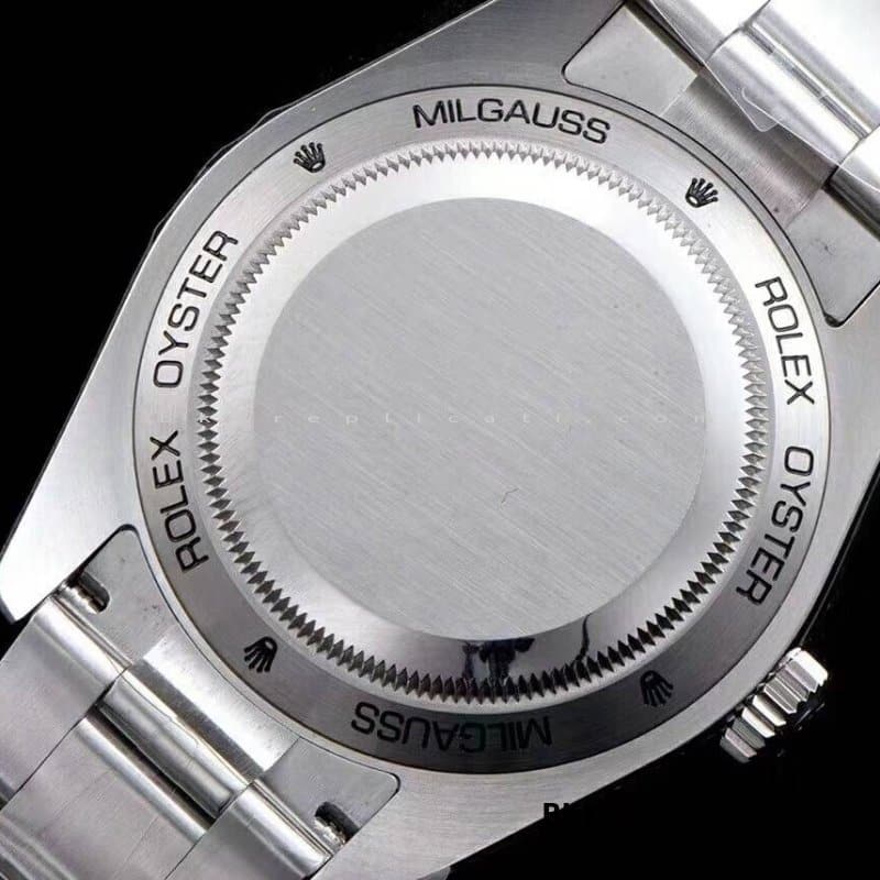 Rolex Milgauss Quadrante Nero Vetro Zaffiro Verde Super Clone 116400GV - immagine 7