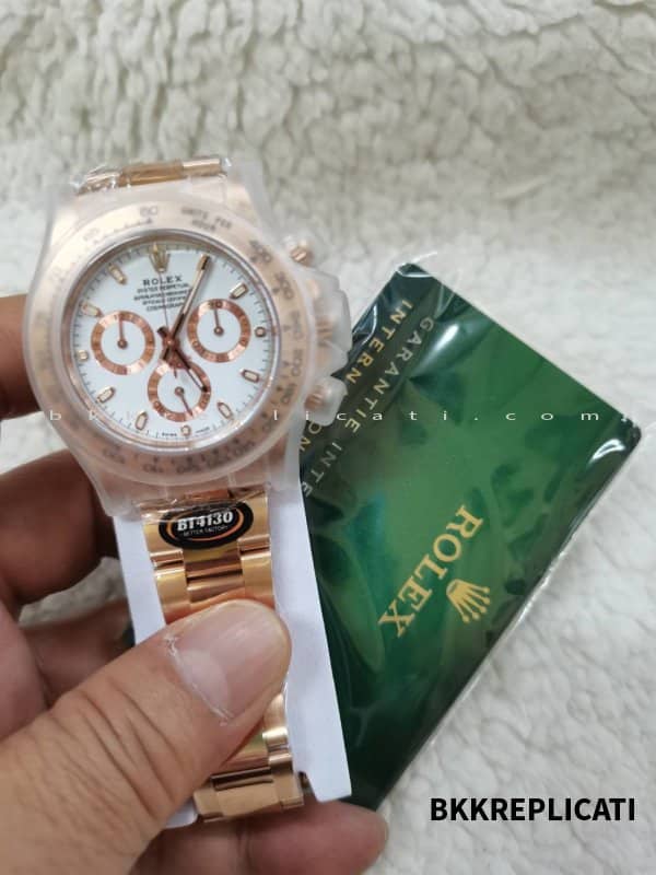 Rolex Daytona Everose Quadrante Avorio 116505 Super Clone BT Factory - immagine 2
