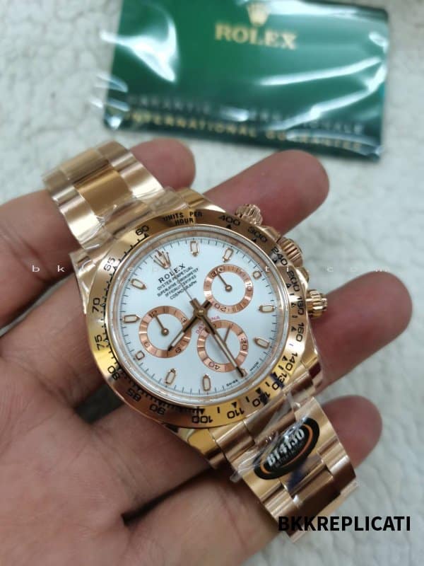 Rolex Daytona Everose Quadrante Avorio 116505 Super Clone BT Factory - immagine 4