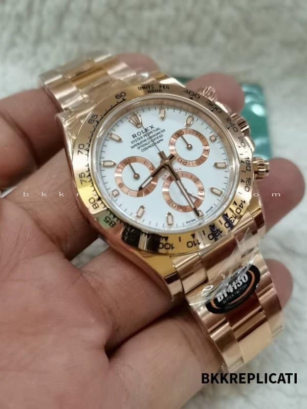 Rolex Daytona Everose Quadrante Avorio 116505 Super Clone BT Factory - immagine 5