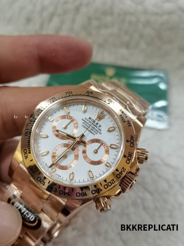 Rolex Daytona Everose Quadrante Avorio 116505 Super Clone BT Factory - immagine 6