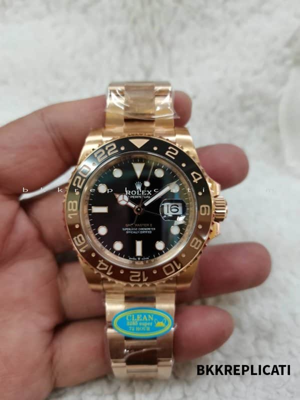 Rolex Gmt Master II Root Beer Oro Rosa Super Clone 126715