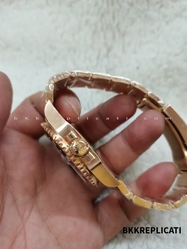 Rolex Gmt Master II Root Beer Oro Rosa Super Clone 126715 - immagine 9