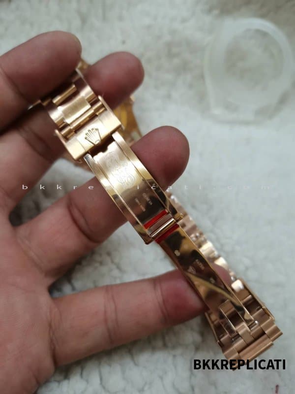 Rolex Gmt Master II Root Beer Oro Rosa Super Clone 126715 - immagine 12