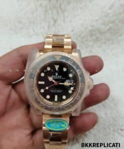 Rolex Gmt Master II Root Beer Oro Rosa Super Clone 126715 - immagine 2