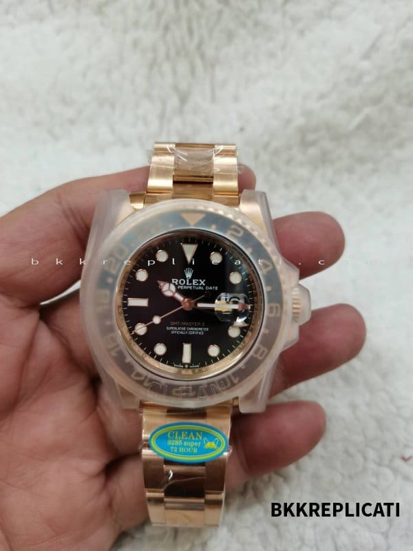 Rolex Gmt Master II Root Beer Oro Rosa Super Clone 126715 - immagine 2