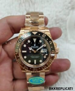 Rolex Gmt Master II Root Beer Oro Rosa Super Clone 126715 - immagine 5