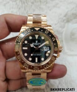 Rolex Gmt Master II Root Beer Oro Rosa Super Clone 126715 - immagine 6