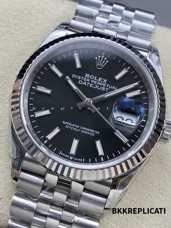 Rolex Datejust 41 mm Quadrante Nero Super Clone VS Factory 126234 - immagine 3