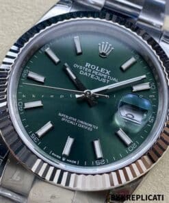 Rolex Datejust 41 mm Quadrante Verde Super Clone VS Factory 126234 - immagine 2
