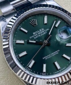 Rolex Datejust 41 mm Quadrante Verde Super Clone VS Factory 126234 - immagine 3