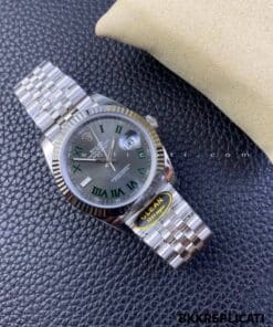 Rolex Datejust Wimbledon 41 mm Super Clone Clean Factory 126334 con Cinturino Jubilee - immagine 7