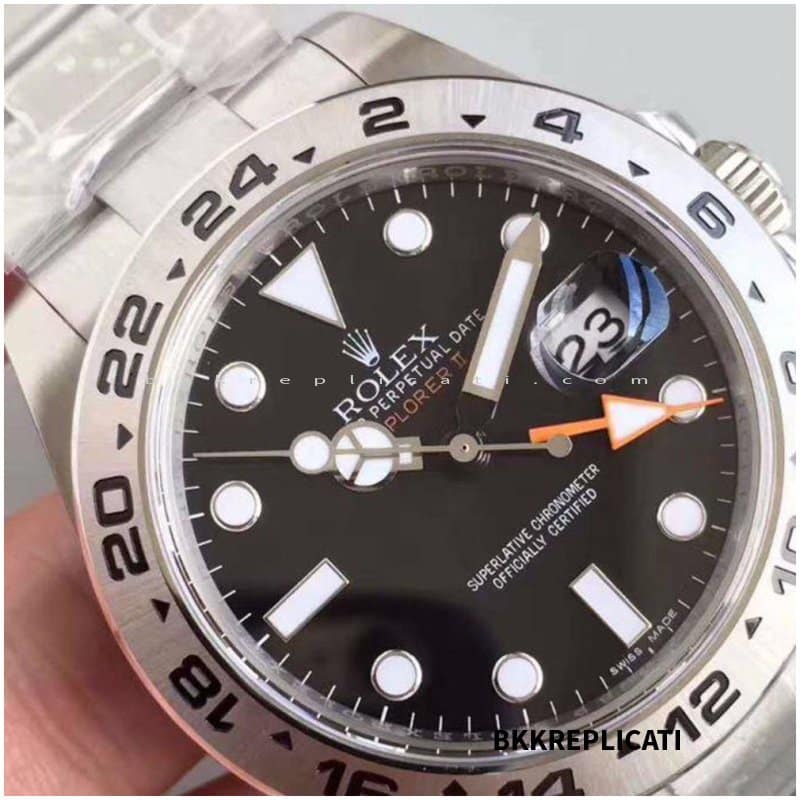 Rolex Explorer II 42 mm Quadrante Nero Super Clone C+ Factory 216570 - immagine 3
