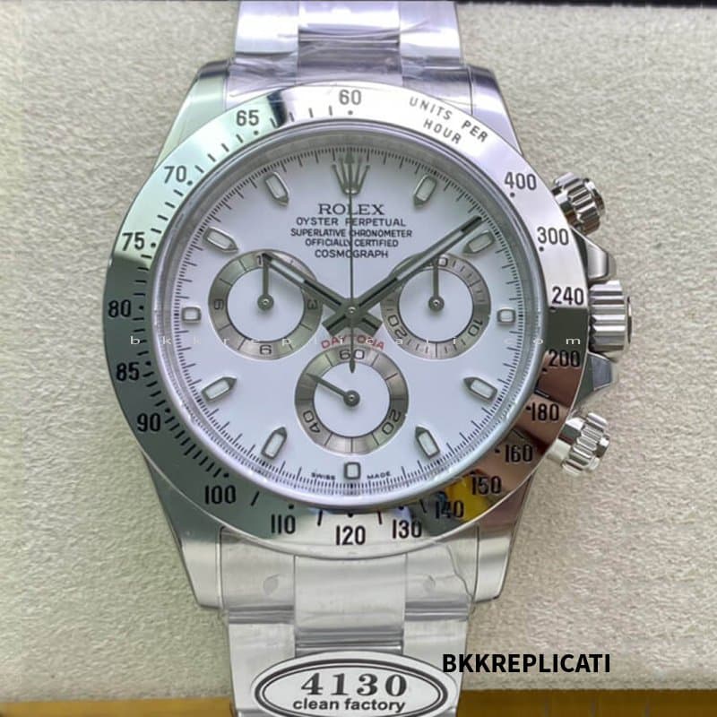 Rolex Daytona Quadrante Bianco Super Clone Clean Factory 116520