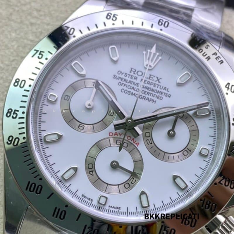Rolex Daytona Quadrante Bianco Super Clone Clean Factory 116520 - immagine 3