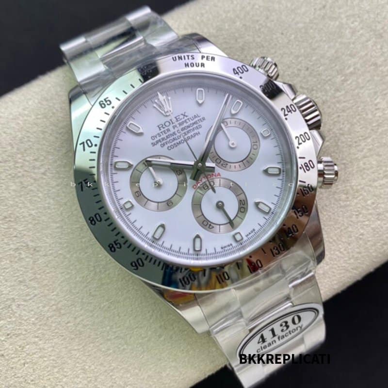 Rolex Daytona Quadrante Bianco Super Clone Clean Factory 116520 - immagine 5