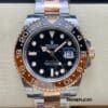 Rolex Gmt Master II Root Beer Acciaio e Oro Rosa Super Clone Clean Factory 126711