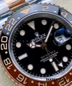 Rolex Gmt Master II Root Beer Acciaio e Oro Rosa Super Clone Clean Factory 126711 - immagine 2