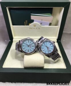 Rolex Oyster Perpetual Tiffany Quadrante Turchese 124300 - immagine 3